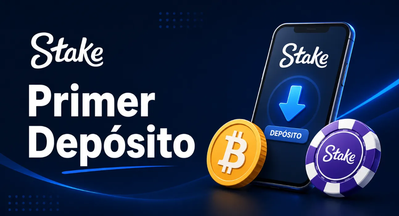 Primer depósito en Stake como cripto casino