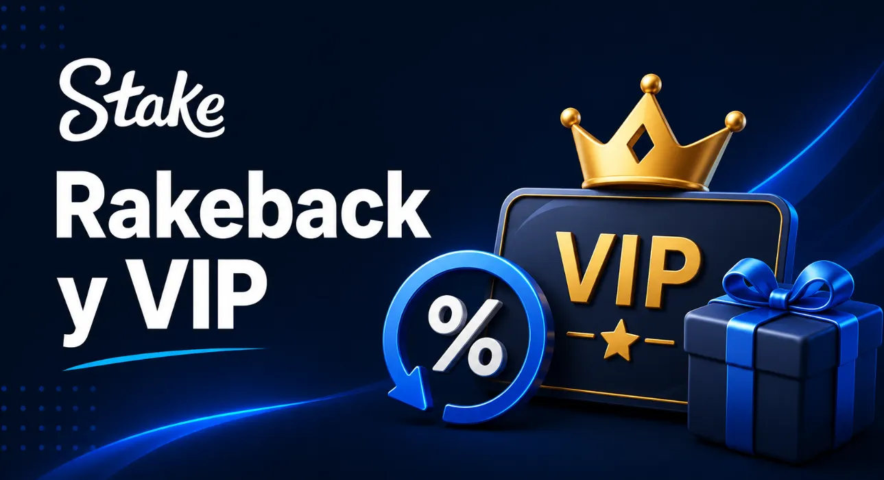Rakeback, bonos y programa VIP de Stake